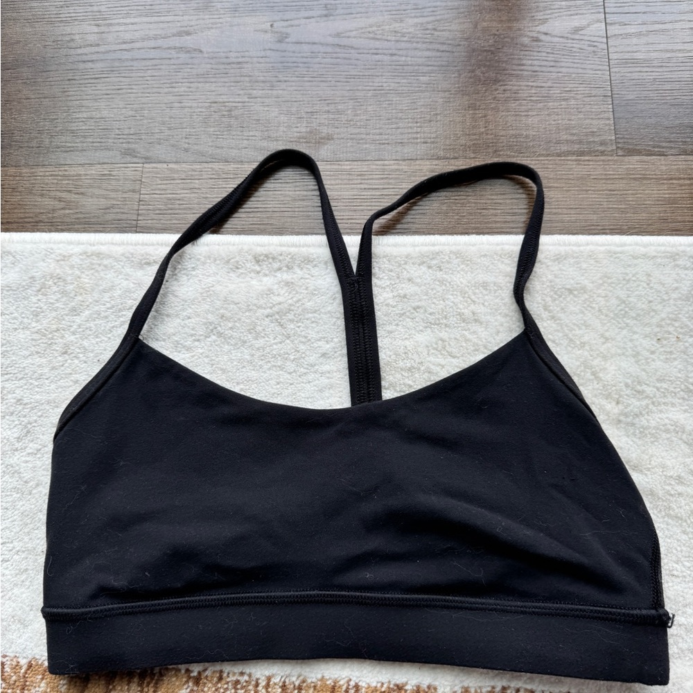 Lululemon Flow Y Black Sports Bra